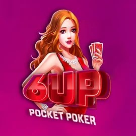 Logo of 6 Up Pocket Poker from FlipLuck at RollySpin Casino