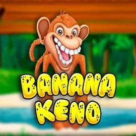 Banana Keno slot logo by Caleta Gaming at RollySpin CasinoBanana Keno