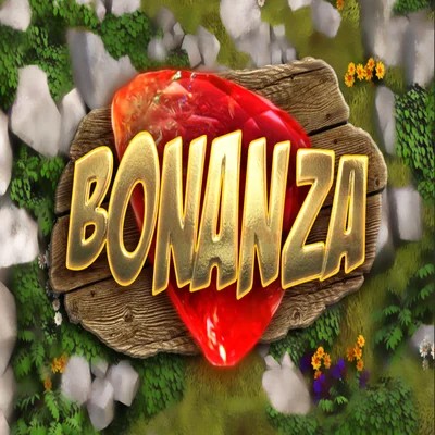 Bonanza slot logo by Big Time Gaming at RollySpin CasinoBonanza