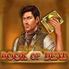 Book of Dead by Play'n GO, showcased at rollyspinscasino.co.uk – game logo