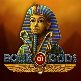 Logo of Book of Gods from BF Games at RollySpin Casino