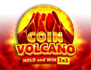 Logo of Coin Volcano from 3 Oaks Gaming at RollySpin Casino