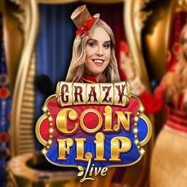 Crazy Coin Flip game by Evolution – logo hosted on RollySpin Casino