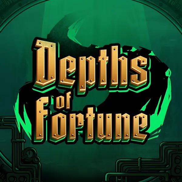 Logo of Depths of Fortune from AvatarUX Studios at RollySpin Casino
