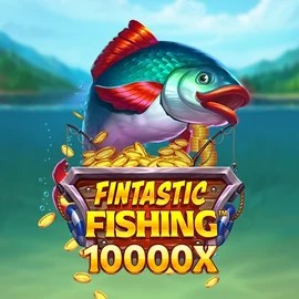 Fintastic Fishing slot logo by Foxium at RollySpin CasinoFintastic Fishing