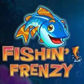 Fishin Frenzy slot logo by Blueprint Gaming at RollySpin CasinoFishin Frenzy