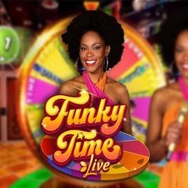 Enjoy Funky Time by Evolution – logo hosted on rollyspinscasino.co.uk