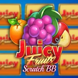 Juicy Fruits Scratch BB slot logo by Barbara Bang at RollySpin CasinoJuicy Fruits Scratch BB