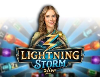 Lightning Storm logo by Evolution at RollySpin Casino