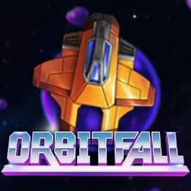 Logo of Orbitfall from ELK Studios at RollySpin Casino