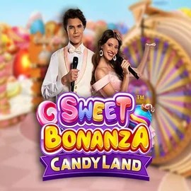 Sweet Bonanza Candy Land Live slot logo by Pragmatic Play at RollySpin Casino