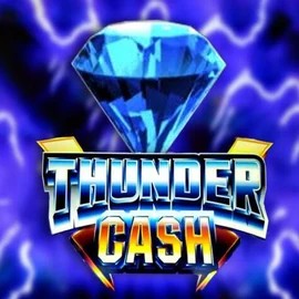 Thunder Cash logo by Novomatic at RollySpin Casino