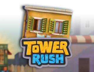 Logo of Tower Rush from Galaxsys at RollySpin Casino